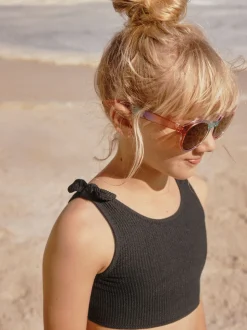 Crinkle noir - Bikini (3-16ans)