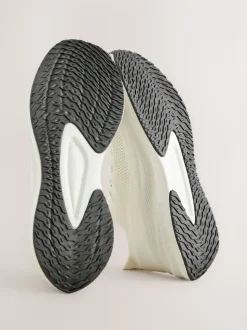 Crème - Baskets en maille