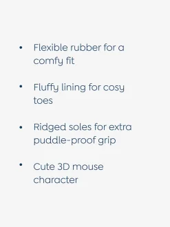 Crème - Bottes de pluie JoJo Maman Bébé imprimées courtes