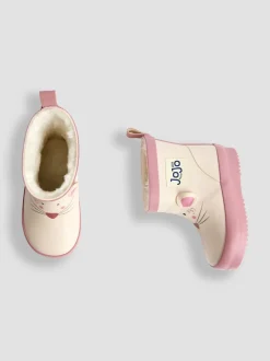 Crème - Bottes de pluie JoJo Maman Bébé imprimées courtes