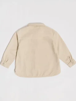 Crème - Chemise à popover tissée gen