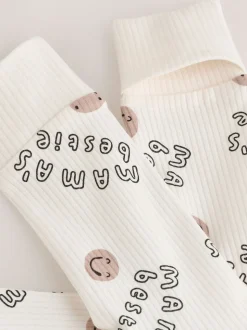 Crème - Combinaison de nuit bébé sans pieds zippée Family Two Way (0-18mois)