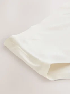 Crème - Culotte de coton mélangé de qualité supérieure avec contrôle de l'abdomen