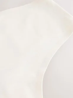 Crème - Culotte de coton mélangé de qualité supérieure avec contrôle de l'abdomen