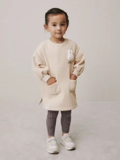 Crème - Ensemble Miffy Robe sweat et legging (3mois-7ans)