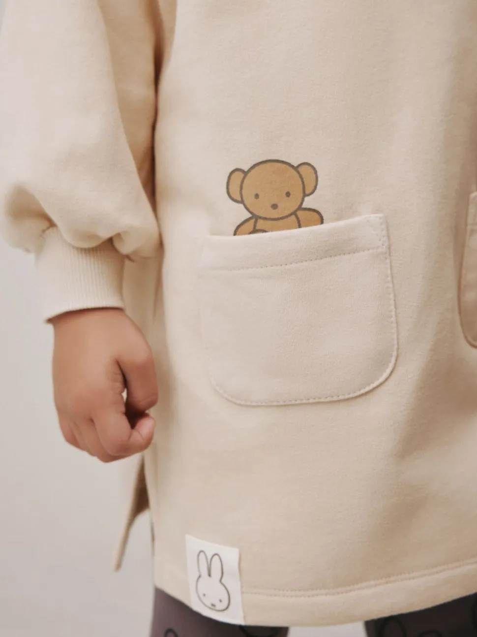 Crème - Ensemble Miffy Robe sweat et legging (3mois-7ans)