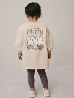 Crème - Ensemble Miffy Robe sweat et legging (3mois-7ans)
