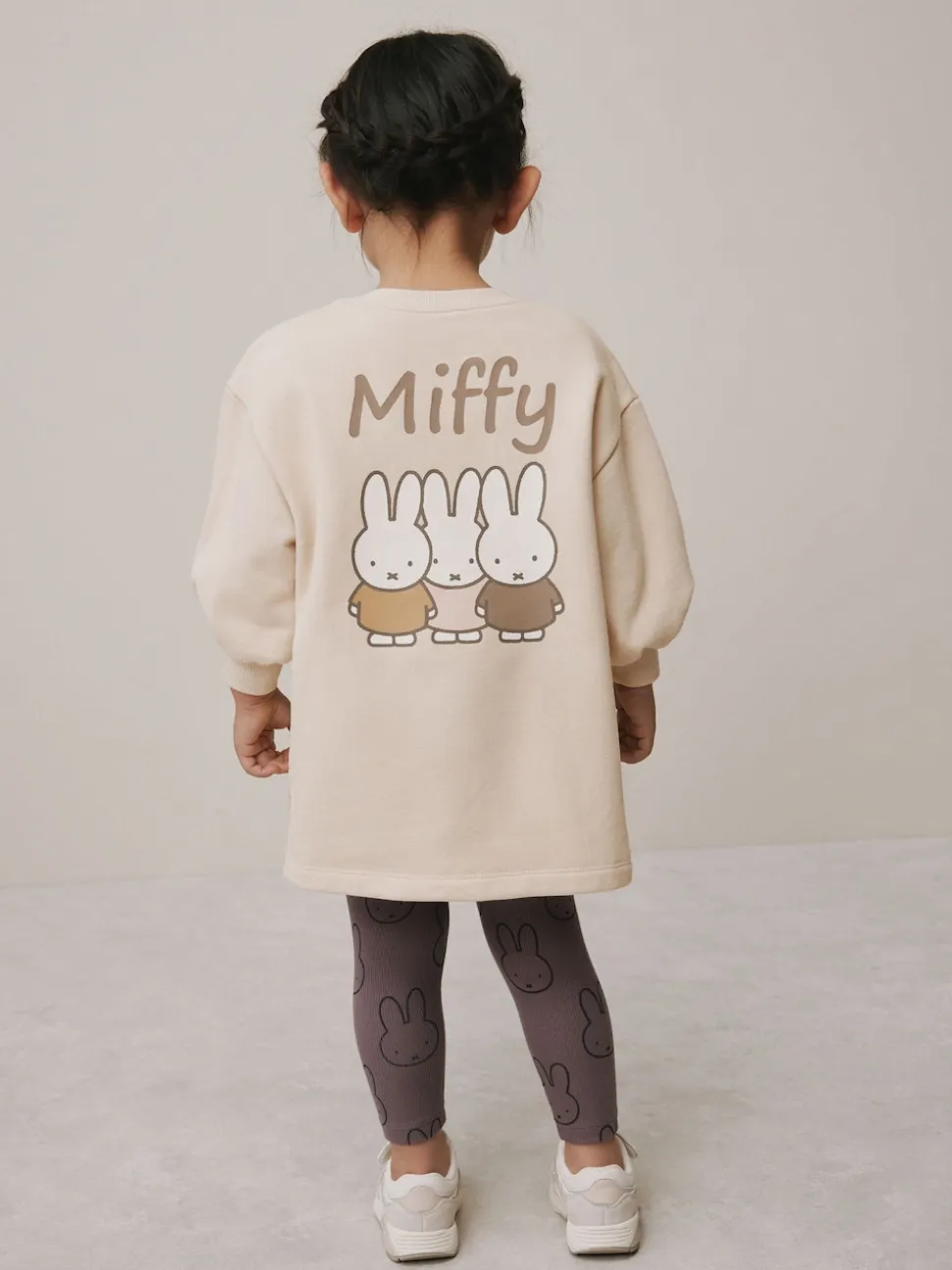 Crème - Ensemble Miffy Robe sweat et legging (3mois-7ans)