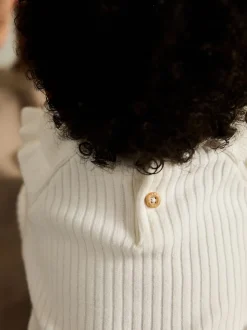 Crème - Ensemble Pull et Leggings en maille Bébé 2 Pièces (0mois-3ans)