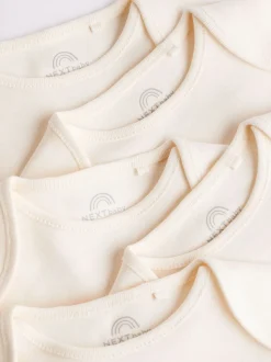 Crème - Essential Baby Manches courtes Bodysuits 5 Pack