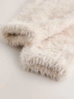 Crème - Gants moelleux (3-16 ans)