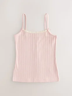 Crème - Gilets cami texturés à bretelles Lot de 3 (1.5-16ans)