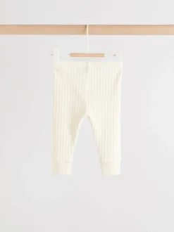 Crème - Hello World ensemble haut et legging bébé (0-18mois)