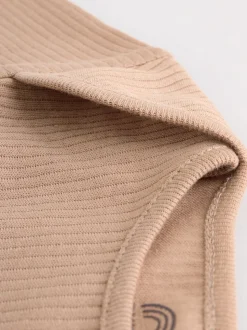 Crème - Lot de 5 bodys à manches longues pour bébé