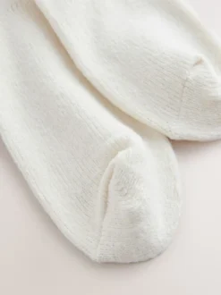 Crème - Lot de 1 paires de chaussettes longues souples