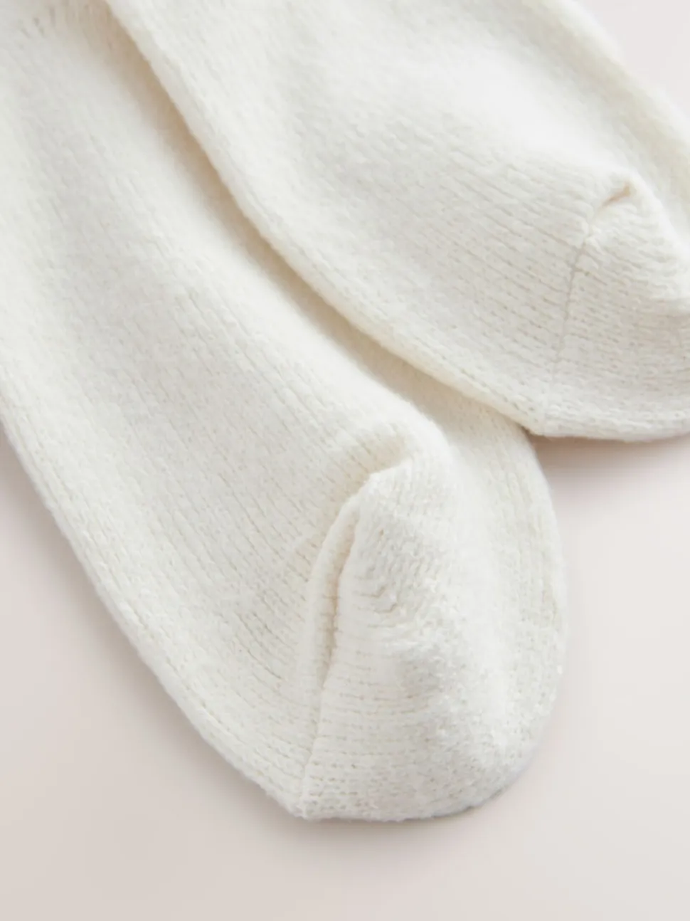 Crème - Lot de 1 paires de chaussettes longues souples