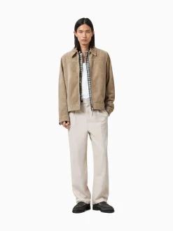 Crème - Pantalon droit AllSaints Tallis