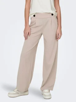 Crème - Pantalon JDY large