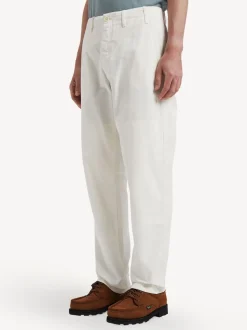 Crème - Pantalons de travail Norse Projects Lukas décontractés