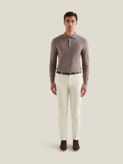 Crème - Pantalons Peckham Rye en Coton Extensible