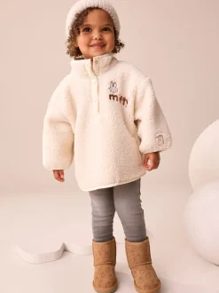 Crème - Polaire Miffy Half Popper (3mois-7ans)