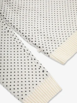 Crème - Pull The Little Tailor à motif jacquard et renne de Noël