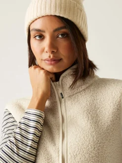 Crème - Regatta Polaire Frankie Borg Bodywarmer