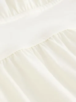 Crème - Robe mi-longue