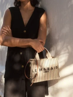 Crème - Sac à main en toile