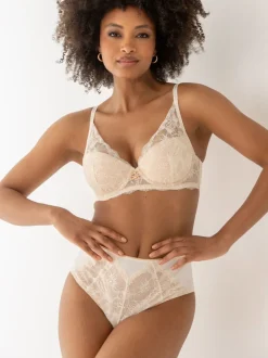 Crème - Soutien-gorge Pour Moi Atelier à armatures en dentelle