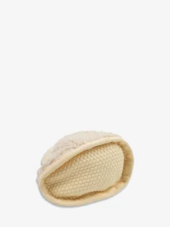 Crème - The Little Tailor bottines en polaire sherpa doublées en peluche pour bébé