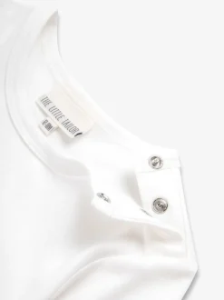 Crème - The Little Tailor Ensemble salopette et body en polaire sherpa épaisse bébé