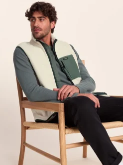 Crème - Tog 24 Gilet Sherpa Evan Mens