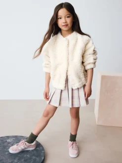 Crème - Veste Sunflower en peau de mouton (3-16ans)