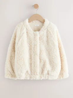 Crème - Veste Sunflower en peau de mouton (3-16ans)