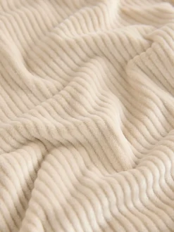 Crème côtelée - Pyjama en laine polaire (9mths-16yrs)