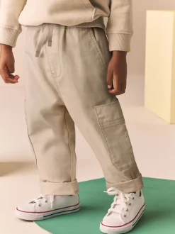 Crème neutre - Pantalon à enfiler avec poche latérale (3mois7ans)
