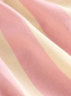 Crème/Rose Rayure - Ensemble Salopettes et Body BÉBÉ 2 Pieces (0mois-3ans)