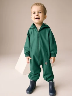 Crocodile vert - Combinaison imperméable doublée de polaire (3mths-7yrs)