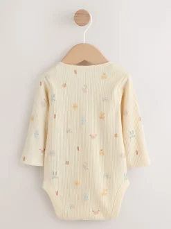 écru - Body BÉBÉ My First Pâques à Manches longues