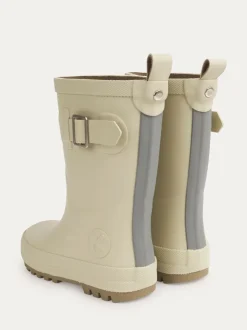 Écru - Bottes de bien-être doublées KIDLY By MORI en coton