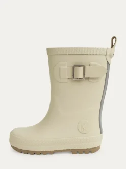 Écru - Bottes de bien-être doublées KIDLY By MORI en coton