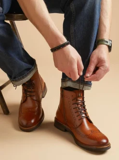 Écru - Bottes Jones Bootmaker Fletcher en cuir