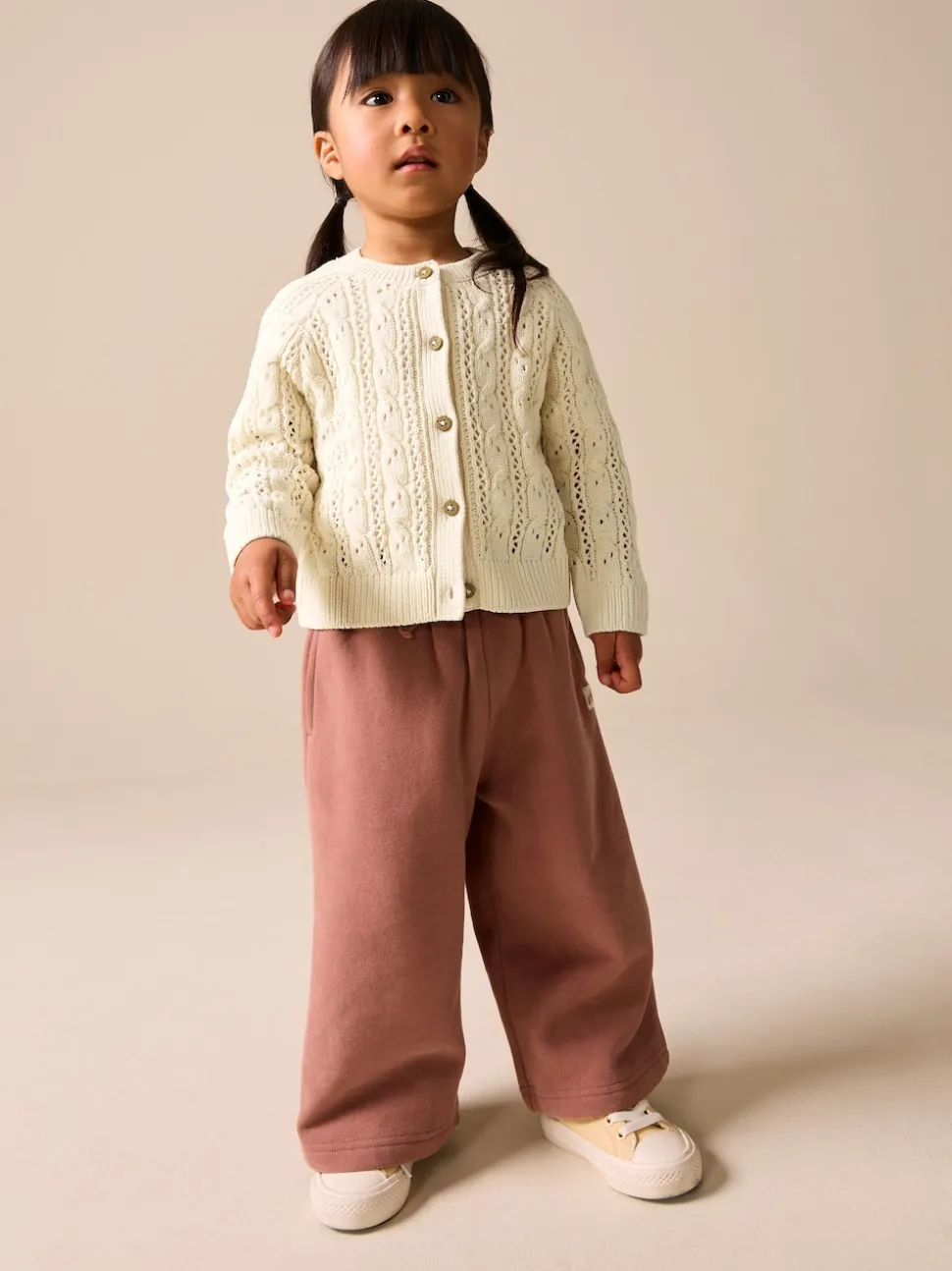 écru - Cardigan Torsade (3mois-7ans)