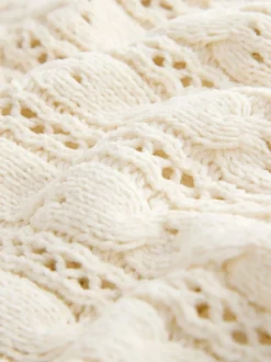 écru - Cardigan Torsade (3mois-7ans)