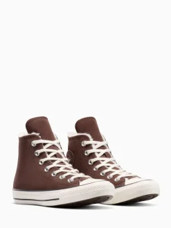 Écru - Converse Baskets Chuck Taylor All Star Winter Luxe High