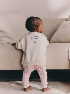 écru - Ensemble 2 Pieces pour Sweat-shirt et Leggings BÉBÉ (0mois-2ans)