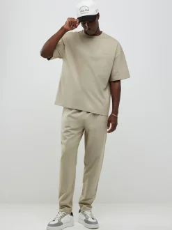 Écru - Ensemble t-shirt et jogging River Island boxy