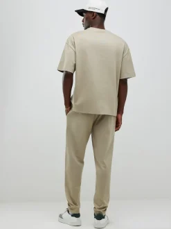 Écru - Ensemble t-shirt et jogging River Island boxy