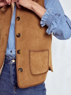 Écru - Gilet Boden Clerkenwell Réversible